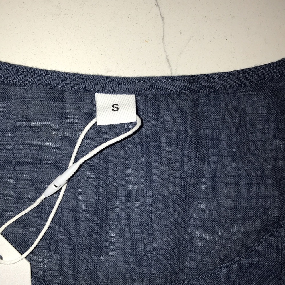 Asymmetrical Faux Button Top - Picture 2 of 3